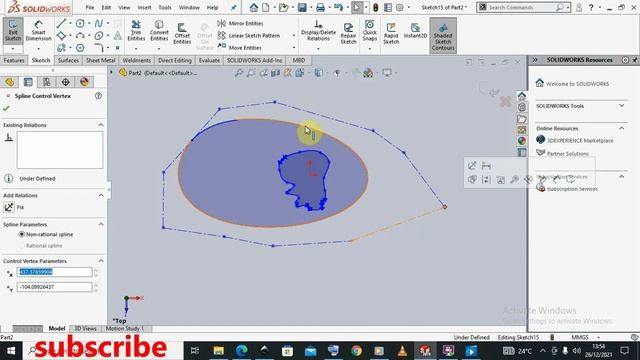 how to make a spline in solidworks tutorial смотреть онлайн