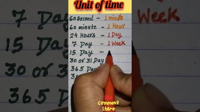 #unit of time#part-1#important #second#hour#day#week#year#leap year смотреть онлайн