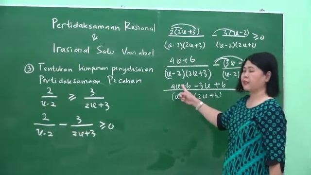 Pertidaksamaan Rasional dan Irasional Satu Variabel смотреть онлайн