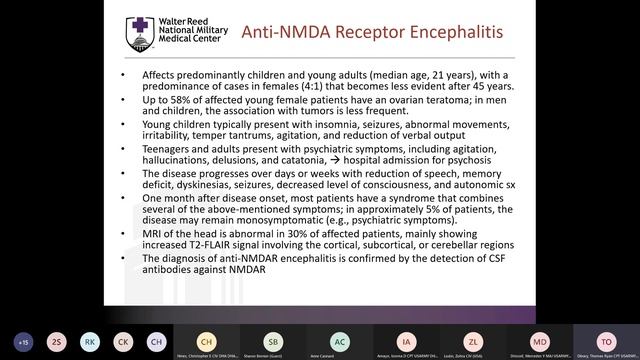 NCC Psychiatry GR Autoimmune Encephalitis by Dr. Williamson смотреть онлайн