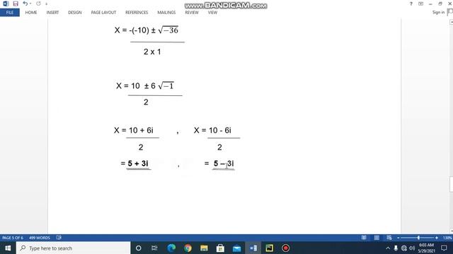 Roots Of Quadratic Equations смотреть онлайн
