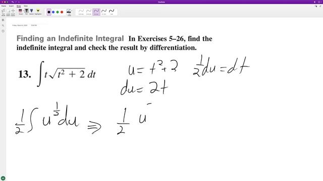 find the integral of t*sqrt(t^2 + 2) dt смотреть онлайн