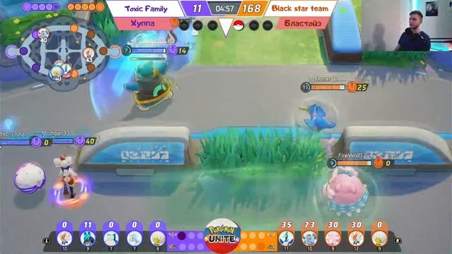 Турнир СНГ по Pokemon Unite (групповой этап) | ToxicTeam Vs BlackStarTeam (игра 2) смотреть онлайн