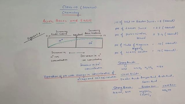 Class 10 Science chemistry acids Bases and Salts (lecture 5)pH and universal indicators смотреть онлайн
