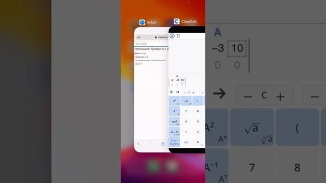 Use ClassCalc to solve system of equations смотреть онлайн