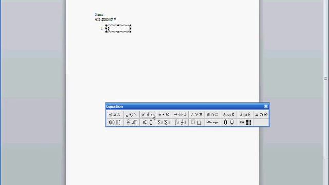 Microsoft Equation Editor Introduction смотреть онлайн