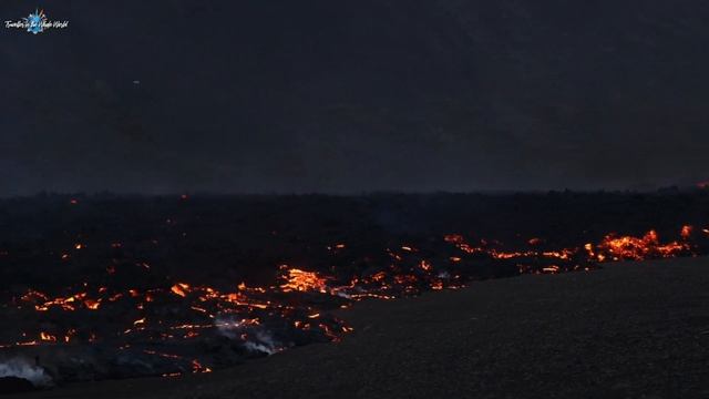 🔥FAST LAVA FLOODING THE NÁTTHAGI VALLEY - Iceland Volcano Eruption смотреть онлайн