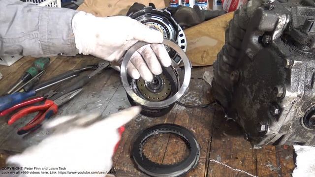 PART 8/15: How to disassemble Toyota Automatic transmission A140E Forward Clutch смотреть онлайн
