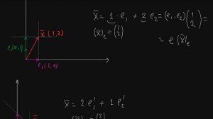 Матрица перехода. Преобразование координат при смене базиса.
