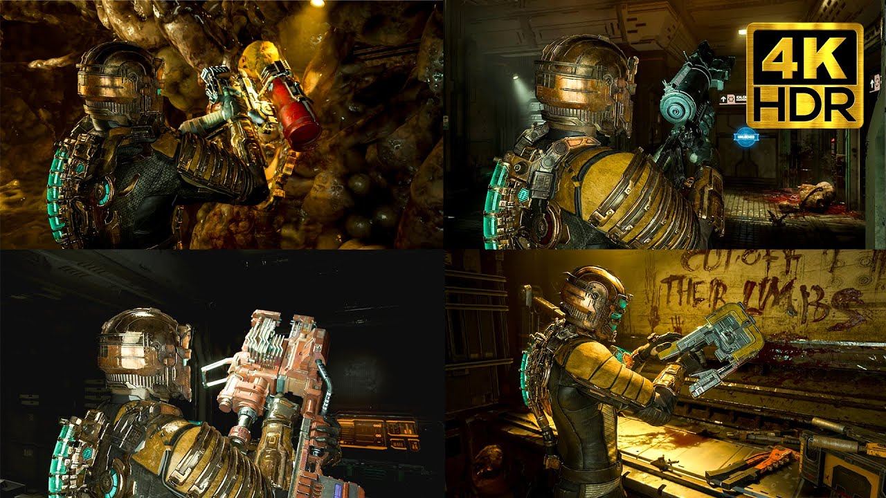 DEAD SPACE REMAKE | All Weapons Showcase смотреть онлайн