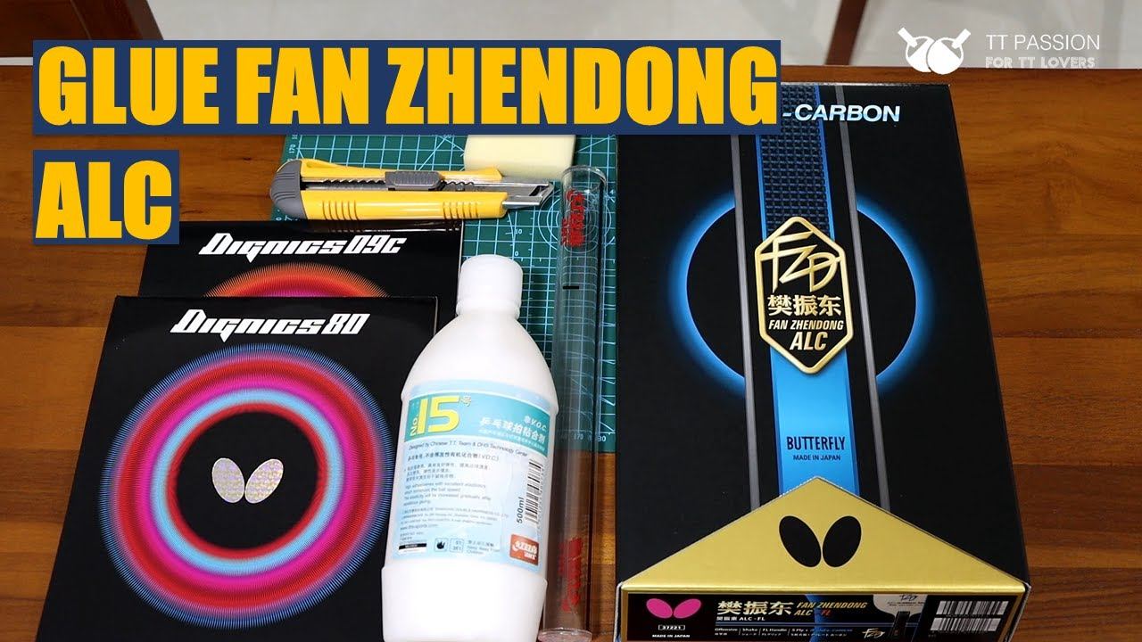 How to Glue Fan Zhendong ALC 如何在樊振东 ALC上胶皮 смотреть онлайн