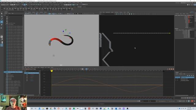 #27 Automation - Creating a Snake Slither from One Rotation Curve смотреть онлайн
