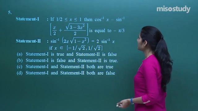 JEE Mathematics | 19. Inverse Trigonometric Functions | JEE Advanced Exercise | In English смотреть онлайн