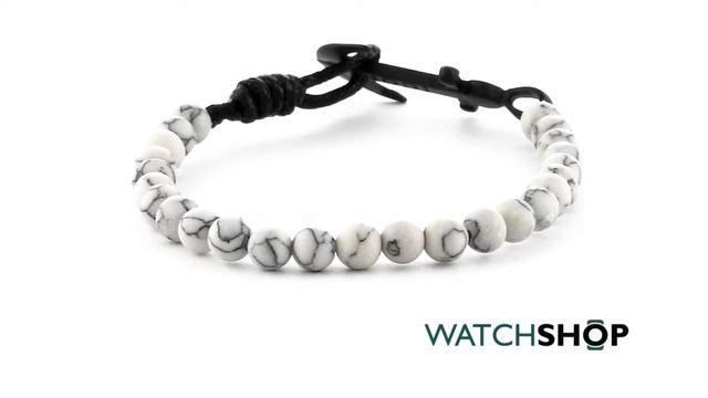 Mens Icon Brand Black Ion-plated Steel Dragnet Bracelet (P1301-BR-BLK) смотреть онлайн