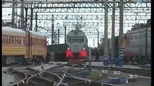 Электровоз "Гранит" доставил супертяжелый состав