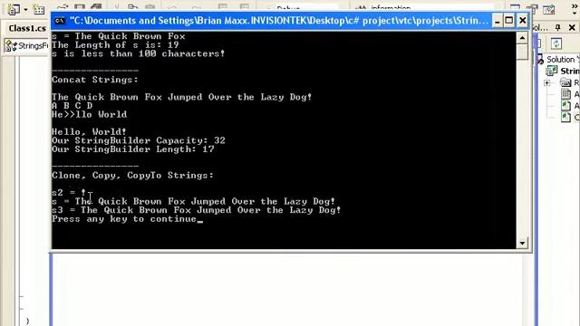 C# From A to Z - Lesson 36: Strings (Clone - Copy - CopyTo) смотреть онлайн