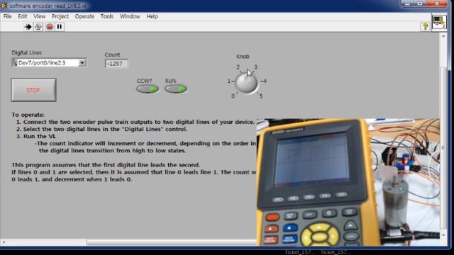 DC motor control (DAQ, LabVIEW, Ardunino nano(pwm), encoder) смотреть онлайн