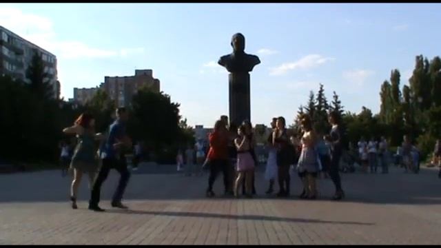 Флеш моб "Стиляги" смотреть онлайн