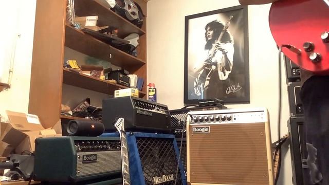 Mesa Boogie Mark IIb 100 Watt through a Mesa Half back 412 cab смотреть онлайн