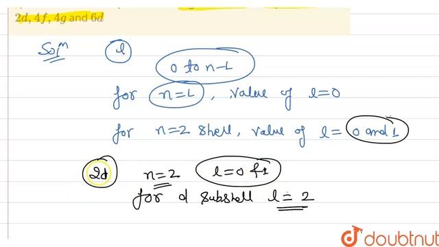 Which pf the following orbitals are not possible? 2d,4f,4g and 6d | 11 | ATOMIC STRUCTURE | CHEM... смотреть онлайн