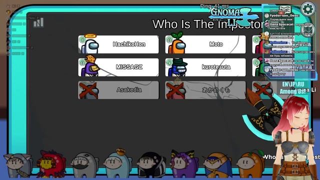 AmongUs collab! Мультиязычное безумие! Гигамувы и гигавеселье! Ru\En\Jp смотреть онлайн