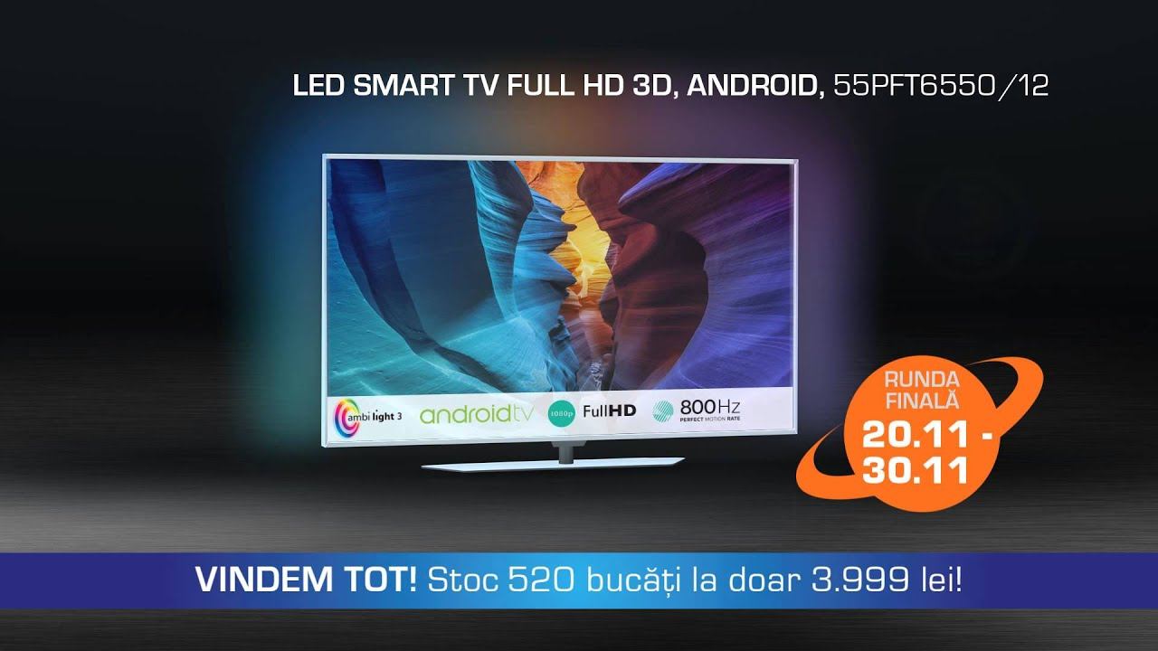 TV Philips Full HD 3D cu Android - Black Friday Noiembrie 2015 смотреть онлайн