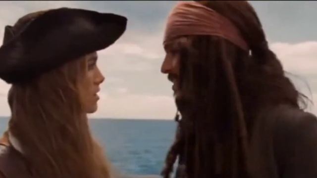 Jack Sparrow And Elizabeth Swan #piratesofthecaribbean