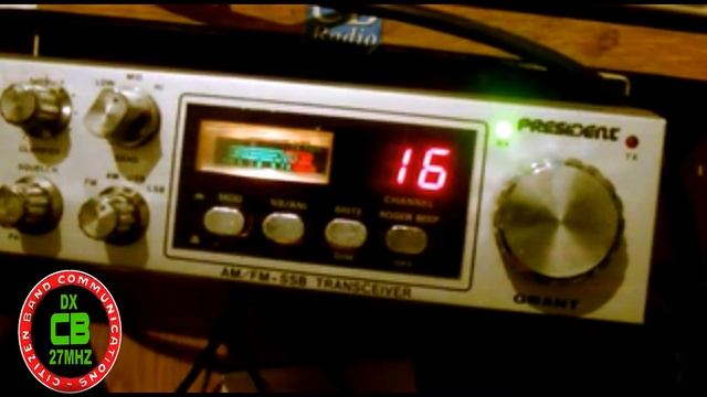 QSO DX 27MHZ CB RADIO 1AC001 Giorgio With 14FDX346 Carlos , QSO CB Président Grant vintage смотреть онлайн