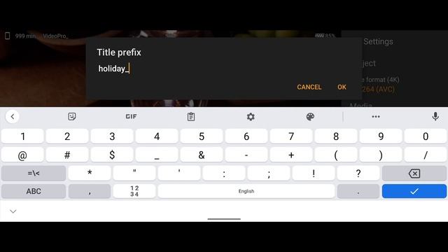 Xperia Tips – Videography Pro: Settings