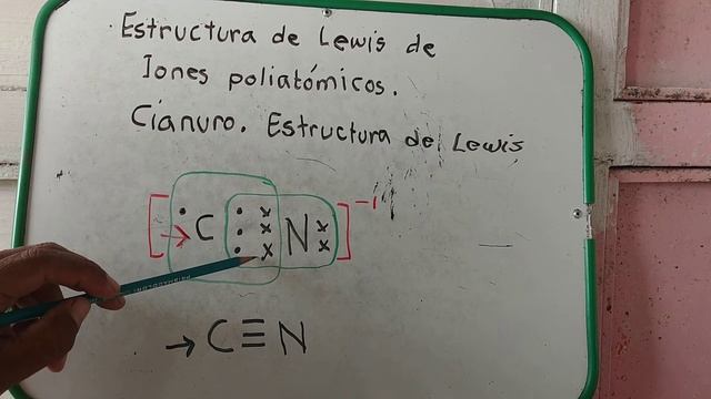 Estructura de Lewis del ión poliatómico Cianuro смотреть онлайн