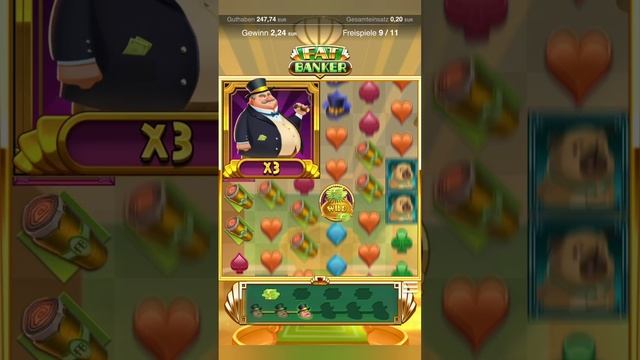 Spiel FAT BANKER, was ein Gewinn auf 20 Cent Einsatz | Online Casino Deutsch Live смотреть онлайн