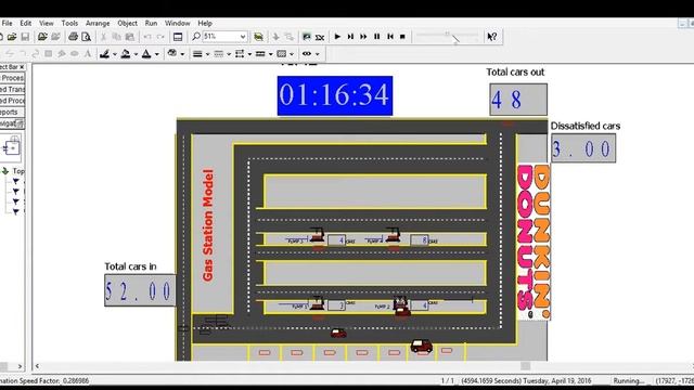 Simulation Model of Gas Station смотреть онлайн