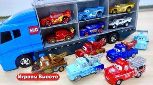 Играем в машинки ! Крутой набор из мультика ТАЧКИ !