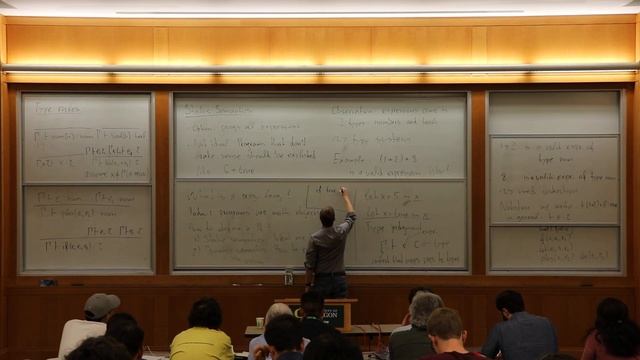 Foundations of Programming Languages - Static Semantics - Jan Hoffmann - OPLSS 2018 смотреть онлайн