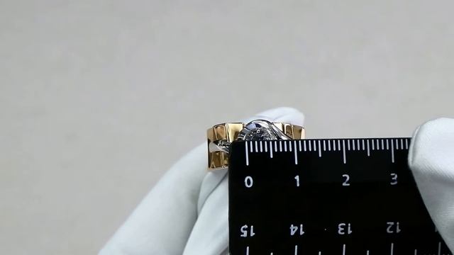 Золотое кольцо Александра с Swarovski кл3147-62сбк смотреть онлайн