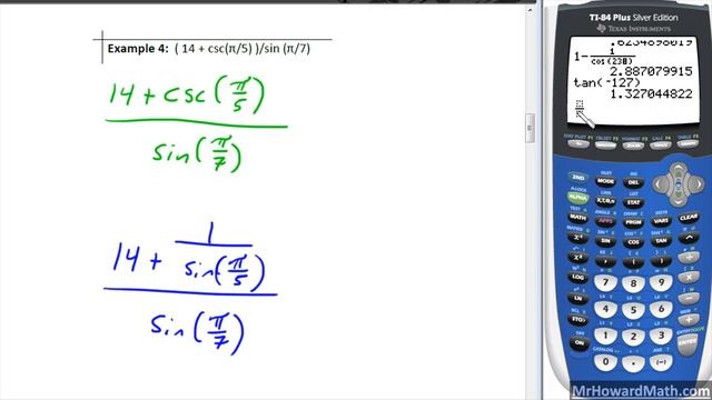Evaluating Trig Functions on a Calculator смотреть онлайн