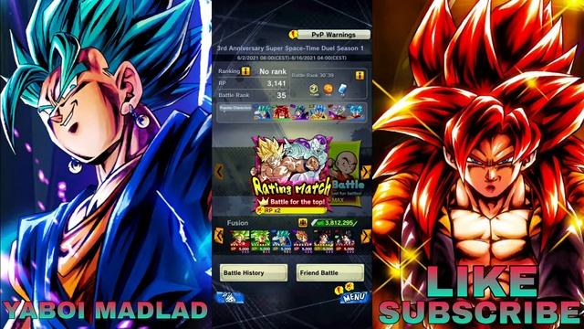 AGGRESSIVE PLAYSTYLE! RED 700% 3 Star SSJ2 Kefla Showcase! DB Legends смотреть онлайн