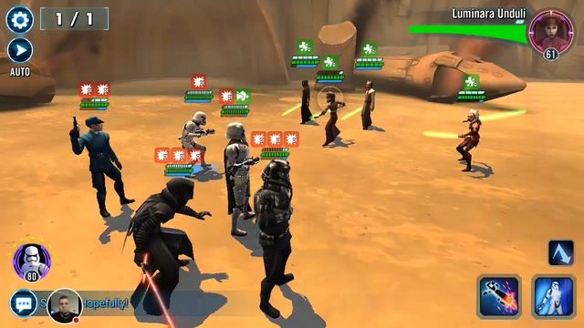 Star Wars Galaxy of Heroes: 7* First Order Stormtrooper Review and Full First Order Team in Action смотреть онлайн
