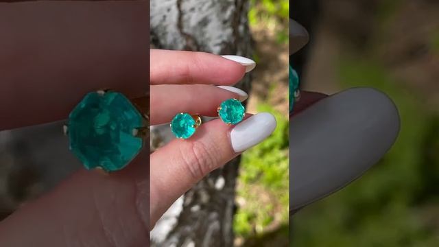 серьги гвоздики Ermolov параиба позолота смотреть онлайн