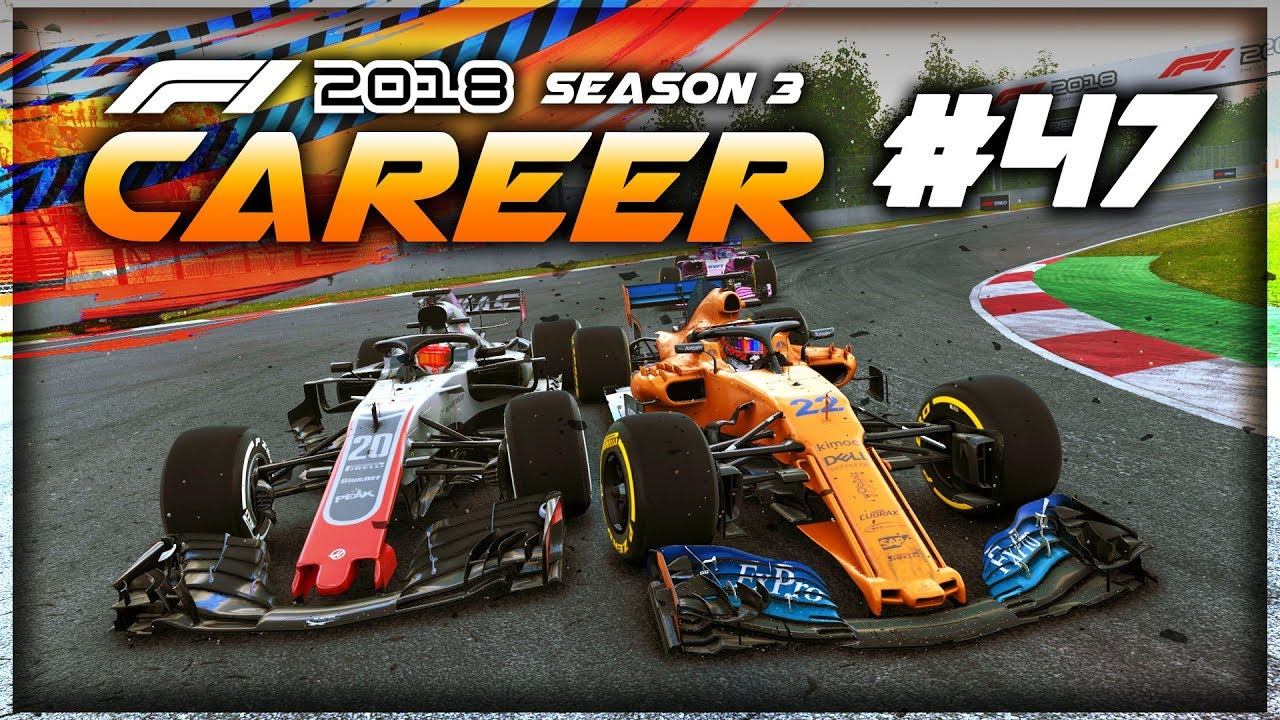 F1 2018 Career Mode Part 47: DRY TYRES, WET TRACK! MEGA SCRAP WITH OLD TEAM-MATE! смотреть онлайн