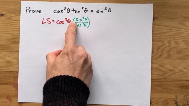 Prove cos^2xtan^2x=sin^2x смотреть онлайн