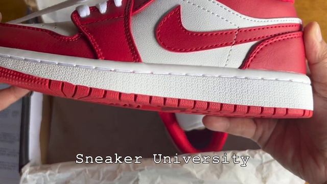 Unboxing Jordan 1 Low Gym Red Sneaker University Ph смотреть онлайн