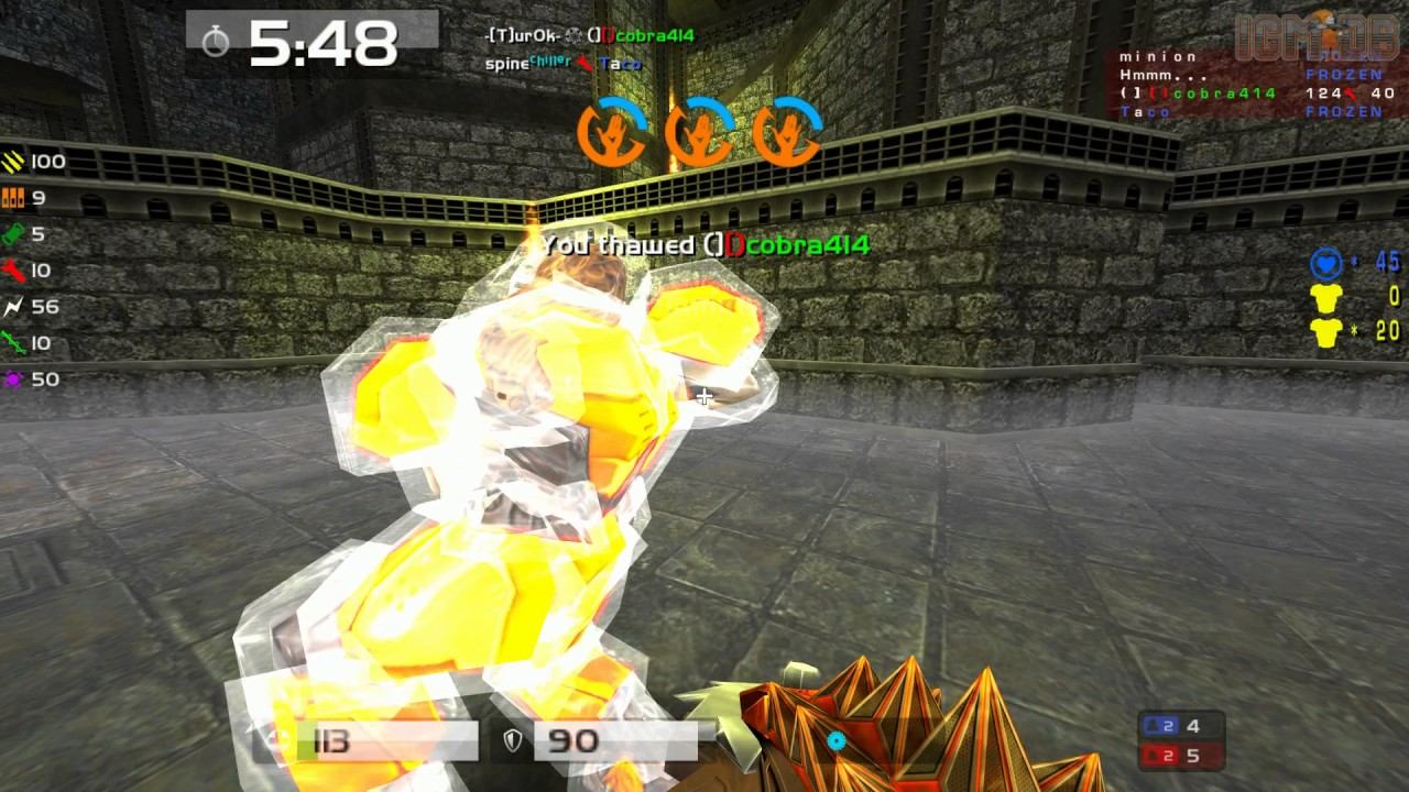 Quake Live: -[T]ur0k- Old Pill Server Map in the Q3 days 1.16n смотреть онлайн