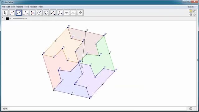 Geogebra Creating a Tessellation смотреть онлайн