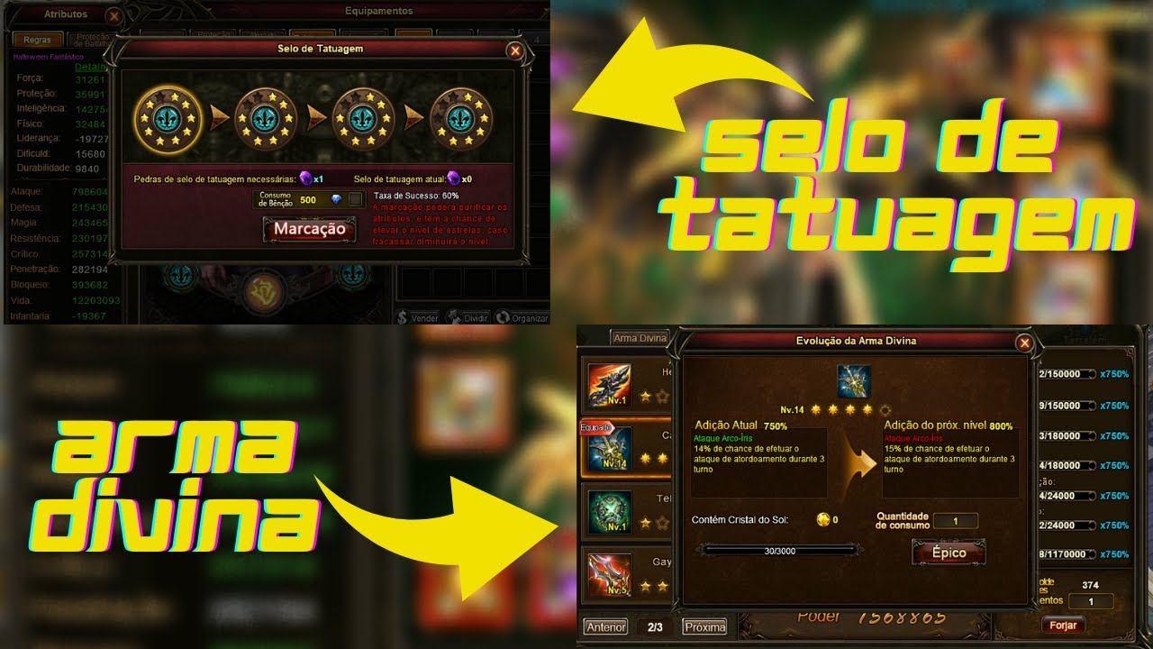 Legend Online "S1088-Aomine" Selo de Tatuagem e Arma divina смотреть онлайн