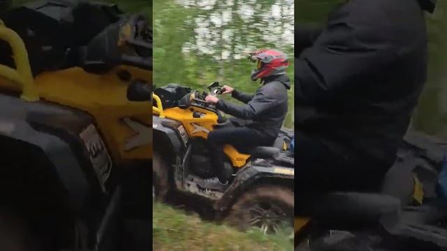 Влетели в гору на квадроциклах #guepard #aodes #brp #RM смотреть онлайн