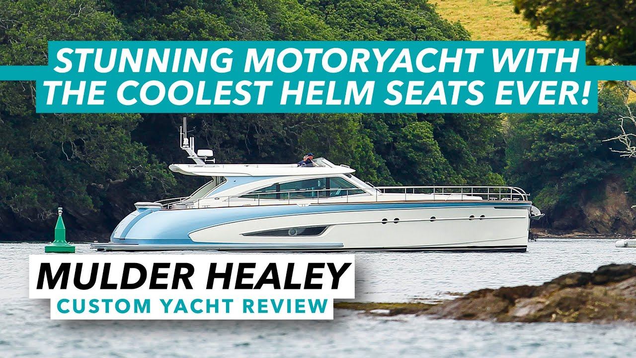 Stunning Motoryacht With The Coolest Helm Seats Ever | Mulder Healey Review | Motor Boat & Yachting