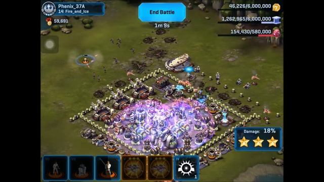 Star Wars Commander Heroic Defense Vehicles A001 3 stars No Deko Deka смотреть онлайн