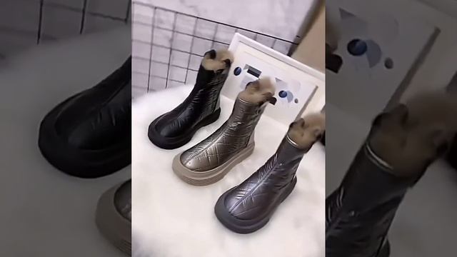 Женская зимняя обувь, водонепроницаемые,из кроличьего меха тёплые#лучшиепокупки#алиэкспрес#shopping смотреть онлайн