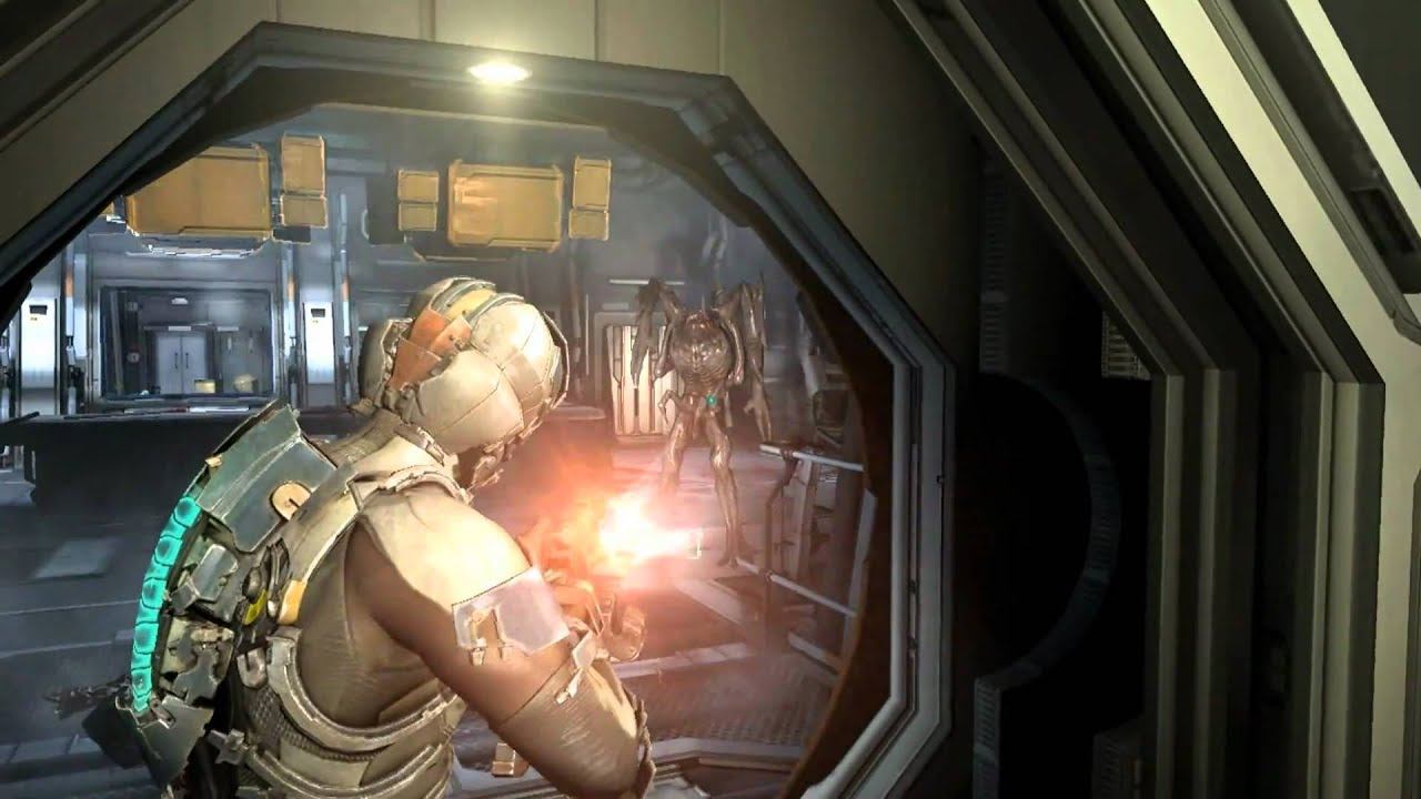 Dead Space 2 Killing the Ubermorph in a funny way смотреть онлайн